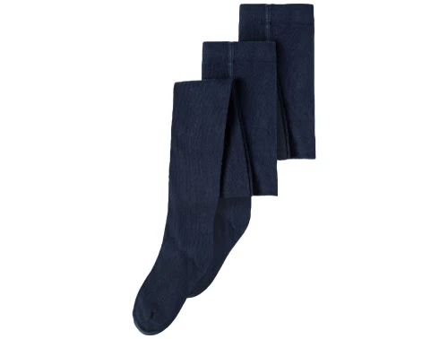 Name It dark sapphire strømpebukser bomuld (2-pack)